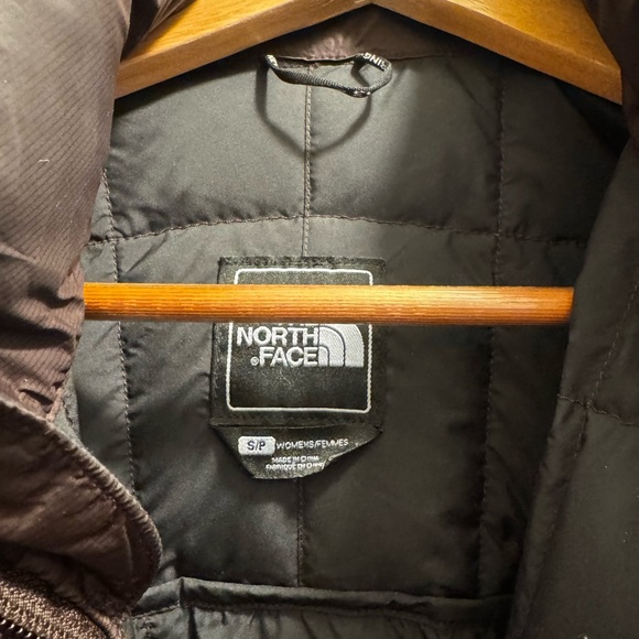 The North Face Long Puffer Coat in Dark Brown - Picture 3 of 5